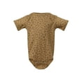 thumbnail image 1 of Rabbit Skins, Baby Soft Fine Jersey Short Sleeve Bodysuit, Brown Leopard, Newborn, 1 of 2