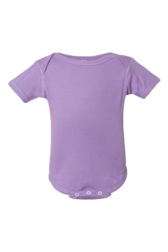 , Baby Soft Short-Sleeve Bodysuit , Lavendar, 6 Months