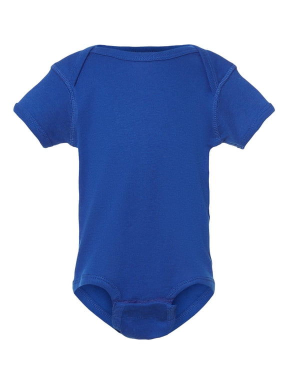 , Baby Soft Short-Sleeve Bodysuit , Royal, Newborn