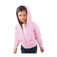 thumbnail image 1 of Rabbit Skins Big Girl's Zip Jersey-Lined Hooded Sweatshirt, Style 3346, 1 of 1
