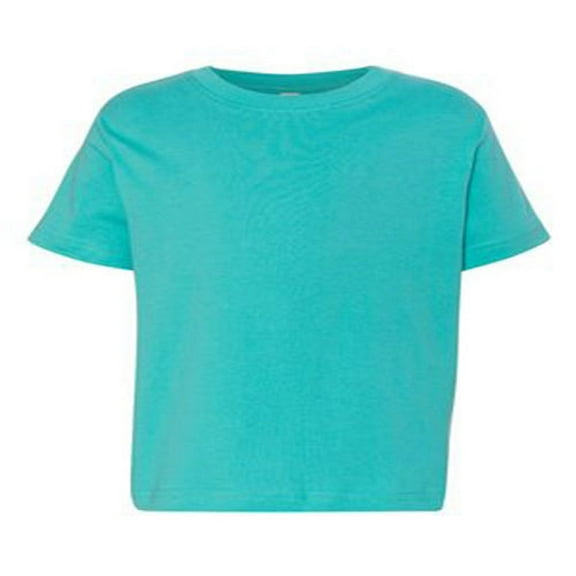 Rabbit Skins 3321 - Fine Jersey Toddler T-Shirt, Caribbean, 2T