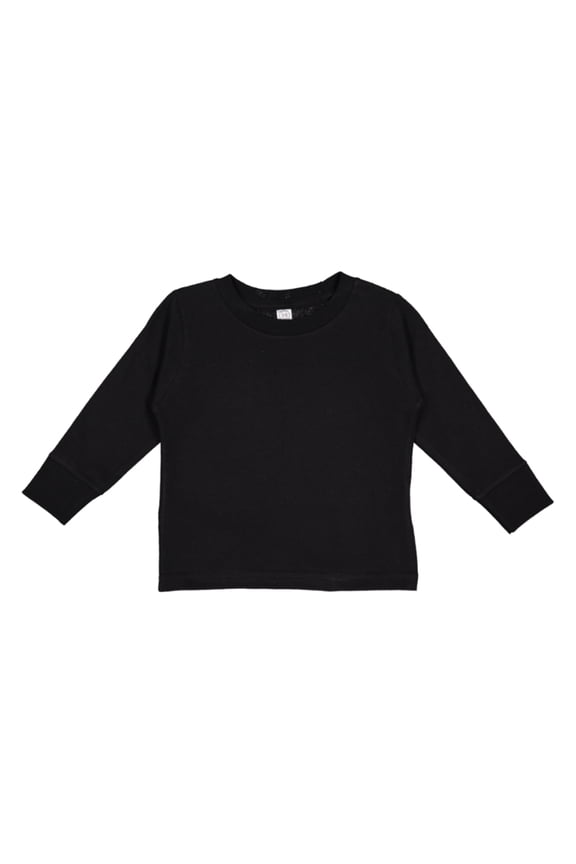 Casual Long Sleeve Crew Neck T-Shirt (Toddler Unisex)