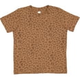 thumbnail image 1 of Rabbit Skins Fine Jersey Toddler T-Shirt Boy & Girl| Kids Tee| Blank Child Tshirt, Brown Leopard, 5, 1 of 5