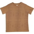 thumbnail image 1 of Rabbit Skins Fine Jersey Toddler T-Shirt Boy & Girl| Kids Tee| Blank Child Tshirt, Brown Reptile, 3, 1 of 5