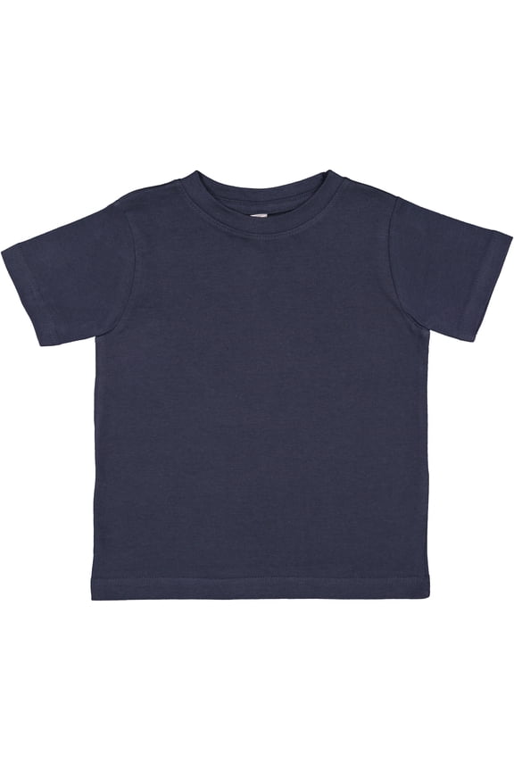 Fine Jersey Toddler T-Shirt Boy & Girl| Kids Tee| Blank Child Tshirt, Denim, 5