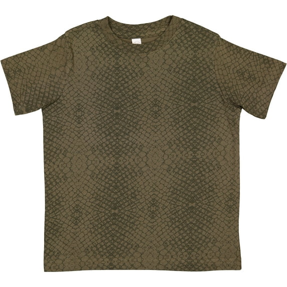 Rabbit Skins Fine Jersey Toddler T-Shirt Boy & Girl| Kids Tee| Blank Child Tshirt, Green Reptile, 4