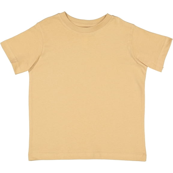 Rabbit Skins Fine Jersey Toddler T-Shirt Boy & Girl| Kids Tee| Blank Child Tshirt, Latte, 7