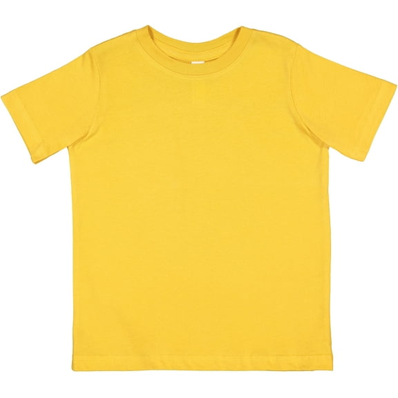 Rabbit Skins Fine Jersey Toddler T-Shirt Boy & Girl| Kids Tee| Blank Child Tshirt, Mustard, 3