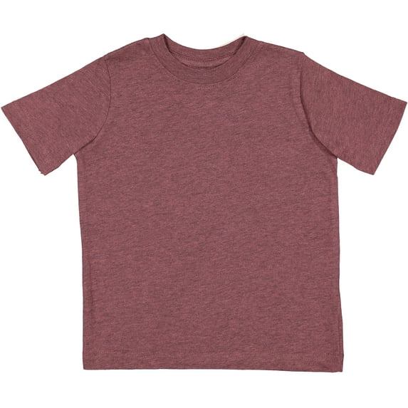 Rabbit Skins Fine Jersey Toddler T-Shirt Boy & Girl| Kids Tee| Blank Child Tshirt, Sangria Blackout, 2