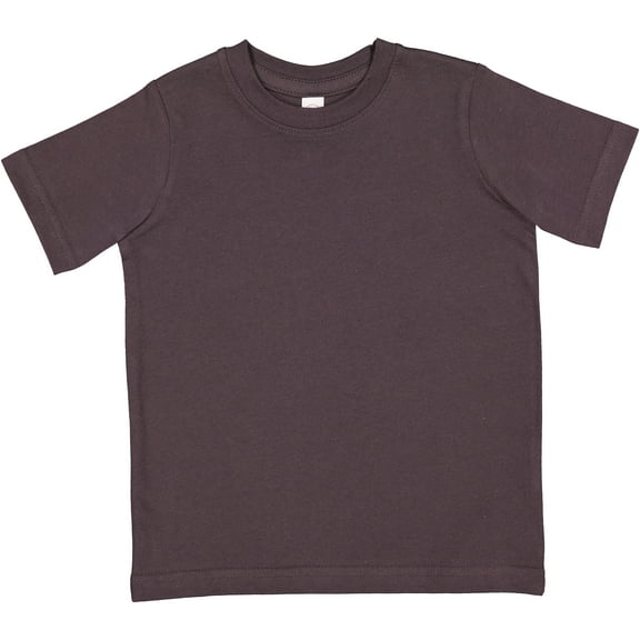 Rabbit Skins Fine Jersey Toddler T-Shirt Boy & Girl| Kids Tee| Blank Child Tshirt, Slate, 7