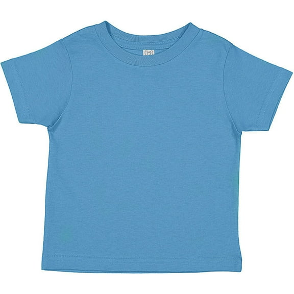 Rabbit Skins Fine Jersey Toddler T-Shirt Boy & Girl| Kids Tee| Blank Child Tshirt, Tradewind, 5