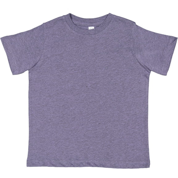 Rabbit Skins Fine Jersey Toddler T-Shirt Boy & Girl| Kids Tee| Blank Child Tshirt, Wisteria Blackout, 5