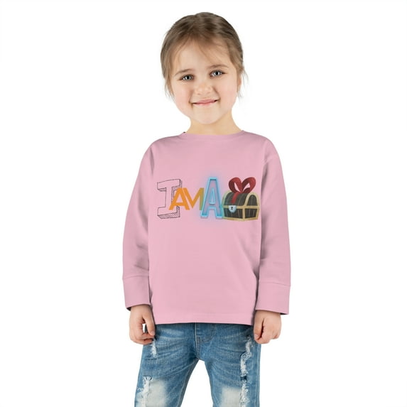 Rabbit Skins I Am A Treasure Toddler Long Sleeve Tee