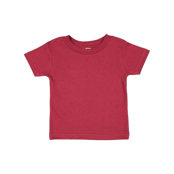 Rabbit Skins Infant 5.5 oz. Short-Sleeve T-Shirt, Garnet 12M