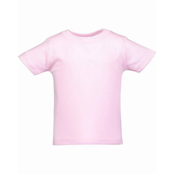 Rabbit Skins Infant 5.5 oz. Short-Sleeve T-Shirt, Pink 6M