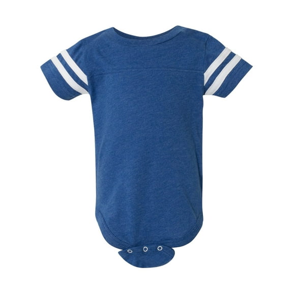 Rabbit Skins Infant Baby Boy's Football Fine Jersey Bodysuit, Style 4437