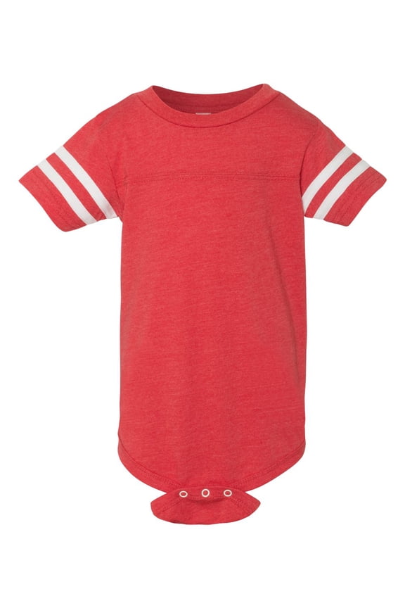 Infant Baby Boy's Football Fine Jersey Bodysuit, Style 4437