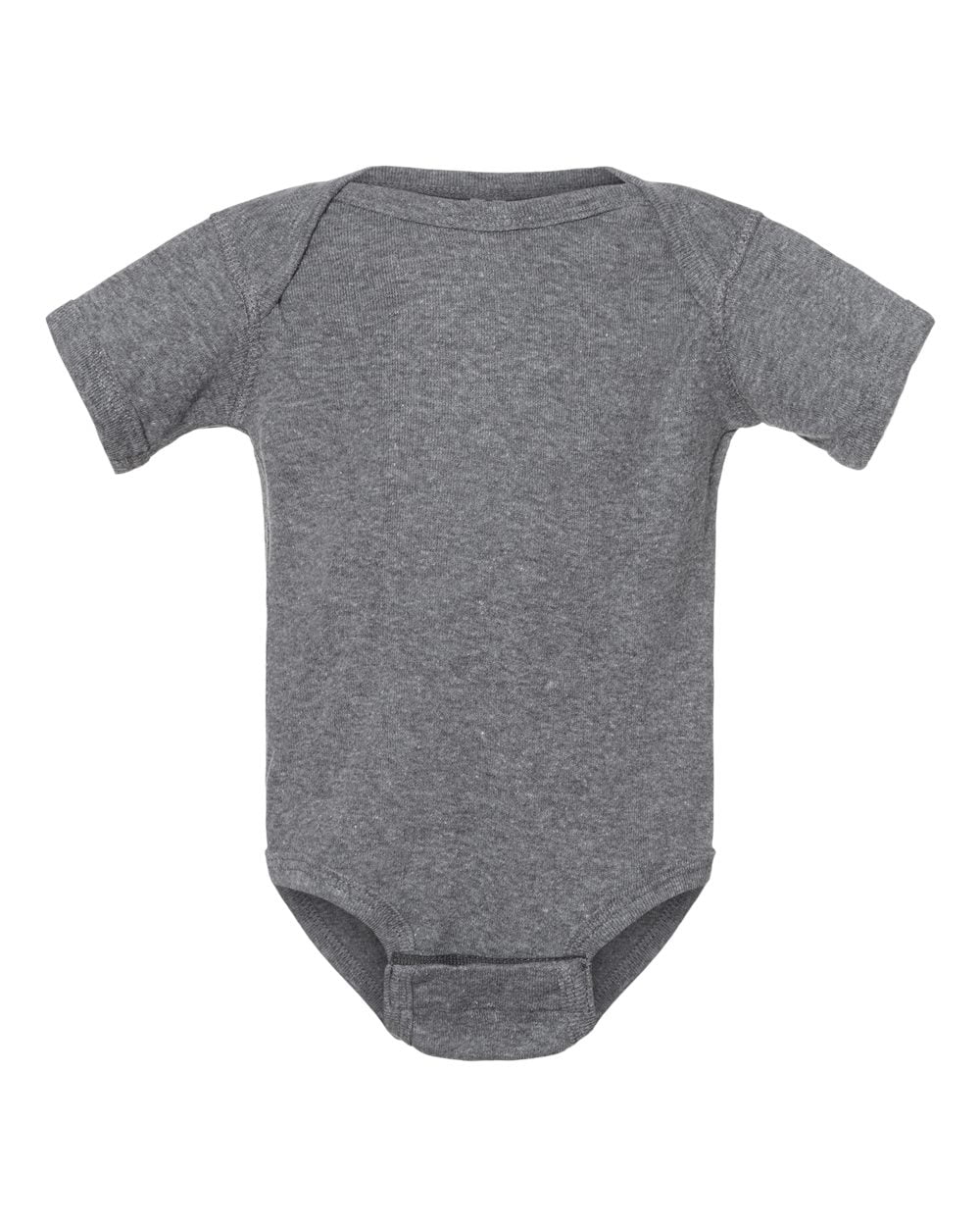 Rabbit Skins - Infant Baby Rib Bodysuit - 4400 - Granite Heather - Size ...