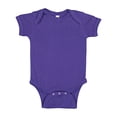 thumbnail image 1 of Rabbit Skins, Baby Soft Short-Sleeve Bodysuit , Purple, Newborn, 1 of 3