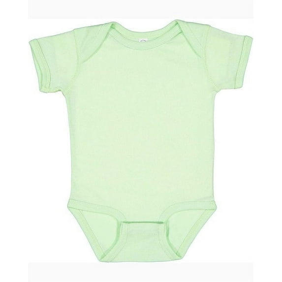 Rabbit Skins - Infant Baby Rib Bodysuit - 4400, 12M, Mint