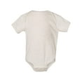 thumbnail image 1 of Rabbit Skins - Infant Baby Rib Bodysuit - 4400 - Natural Heather - Size: NB, 1 of 3