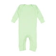 thumbnail image 1 of Rabbit Skins - Infant Long Legged Baby Rib Bodysuit - 4412, 6M, Mint, 1 of 4