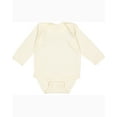 thumbnail image 1 of Rabbit Skins Infant Baby Rib Lap Shoulder Long Sleeve Creeper - 4411, 1 of 1