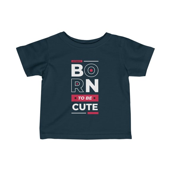 Rabbit Skins Infant Born To Be Cute Tee