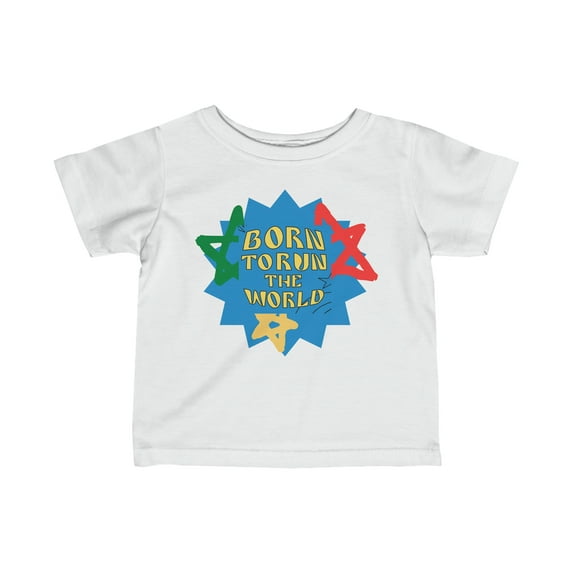 Rabbit Skins Infant Born To Run The World Tee