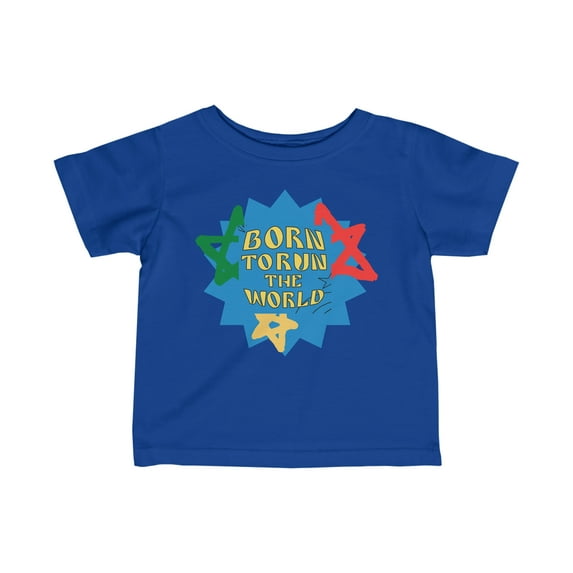 Rabbit Skins Infant Born To Run The World Tee