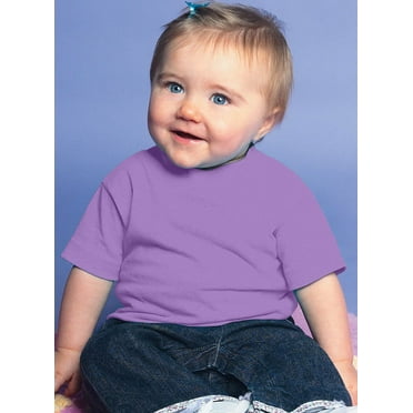 Rabbit Skins Infant Comfort Ribbed Crewneck Jersey T-Shirt