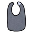 thumbnail image 1 of Rabbit Skins Infant Contrast Trim Premium Jersey Bib, 1 of 3