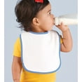 thumbnail image 1 of Rabbit Skins Infant Contrast Trim Terry Bib, 1 of 3