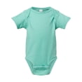 thumbnail image 1 of Rabbit Skins - Infant Fine Jersey Bodysuit - 4424 - Saltwater - Size: 24M, 1 of 2