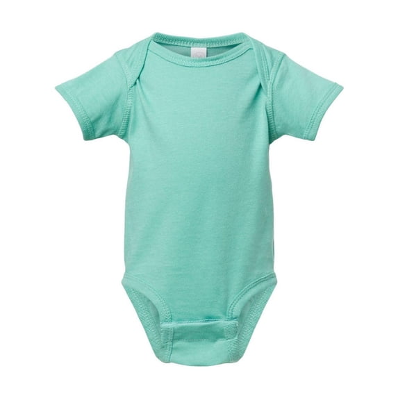 Rabbit Skins - Infant Fine Jersey Bodysuit - 4424 - Saltwater - Size: 24M