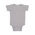 thumbnail image 1 of Rabbit Skins Infant 100% Cotton Jersey Lap Shoulder Short Sleeve Bodysuit, Heather, 12 Months, 1 of 3