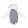 thumbnail image 1 of Rabbit Skins Infant Fine Jersey Character Hooded Long Sleeve Bodysuit with Ears, 1 of 4