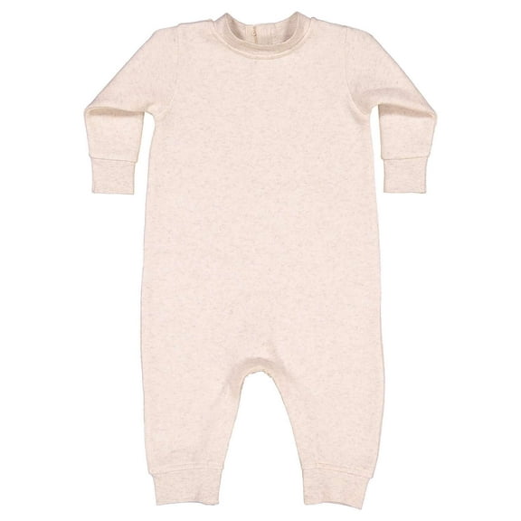 Rabbit Skins - Infant Fleece One-Piece - 4447 - Natural Heather - Size: 24M