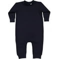 thumbnail image 1 of Rabbit Skins - Infant Fleece One-Piece - 4447 - Navy - Size: 18M, 1 of 4