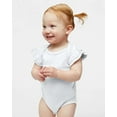 thumbnail image 1 of Rabbit Skins Infant Flutter Sleeve Baby Rib Bodysuit, 1 of 5