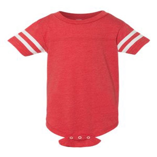 Rabbit Skins Infant Football Fine Jersey Bodysuit