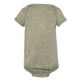 thumbnail image 1 of Rabbit Skins - Infant Harborside MÃ©lange Bodysuit - 4491 - Military Green Melange, 1 of 3