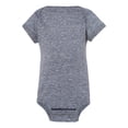 thumbnail image 1 of Rabbit Skins - Infant Harborside MÃ©lange Bodysuit - 4491 - Navy Melange - Size: 18M, 1 of 3