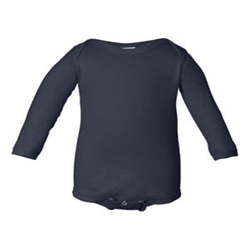 Rabbit Skins Infant Long Sleeve Baby Rib Bodysuit