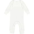 thumbnail image 1 of Rabbit Skins Infant Long-Sleeve Baby Rib Coverall - 4412, 1 of 1