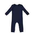 thumbnail image 1 of Rabbit Skins Infant Long-Sleeve Baby Rib Coverall - 4412, 1 of 1