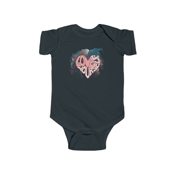 Rabbit Skins Infant Love Yourself Bodysuit