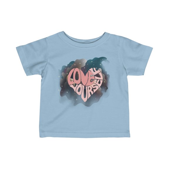 Rabbit Skins Infant Love Yourself Tee