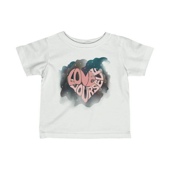 Rabbit Skins Infant Love Yourself Tee