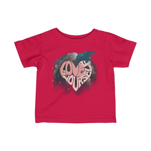 Rabbit Skins Infant Love Yourself Tee